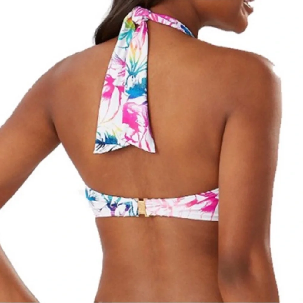NWOT Tommy Bahama Rainbow Fronds Halter Bandeau Top